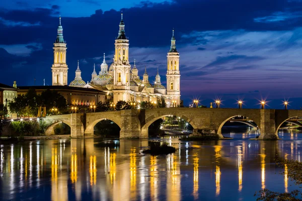 Our lady ayağı, zaragoza, aragon — Stok fotoğraf