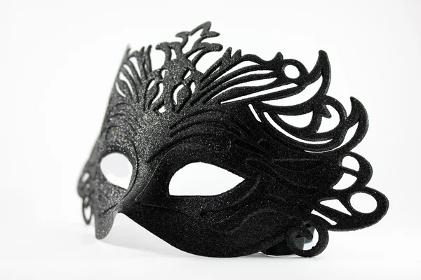 Black carnival mask Stock Picture