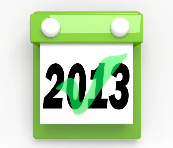 予定表の祝日のスケジュールの日付の日の新年 — ストック写真