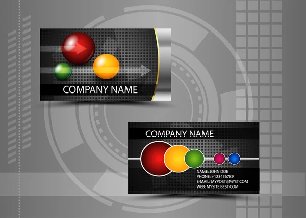 Cartões comerciais — Vetor de Stock