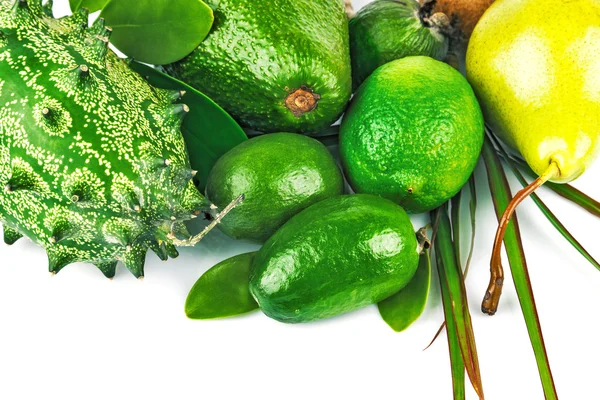 エキゾチックな熱帯の果物と野菜 — ストック写真