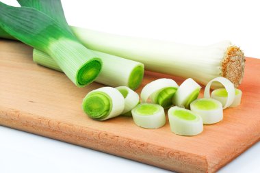 pırasa kesme tahtası