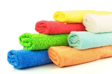 çeşitli renkli havlu