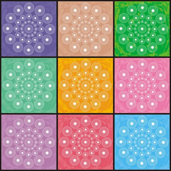 Colorful mandalas — Zdjęcie stockowe