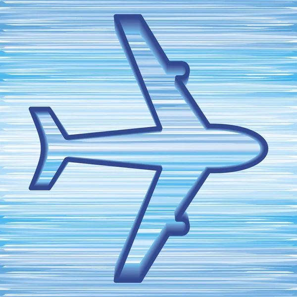 Flugzeugsymbol — Stockvektor