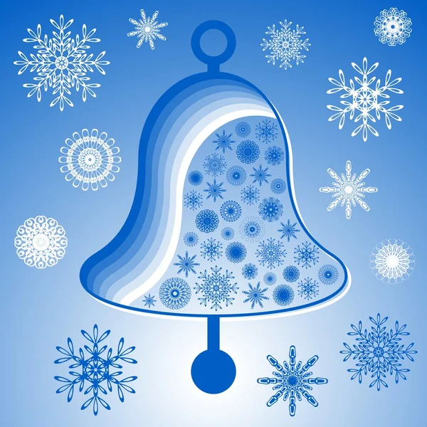 Christmas bell — Stock Vector