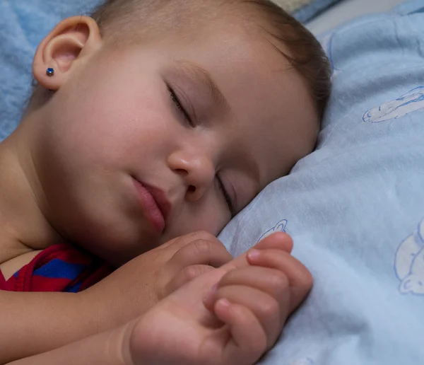 Спящий ребенок — стоковое фото
