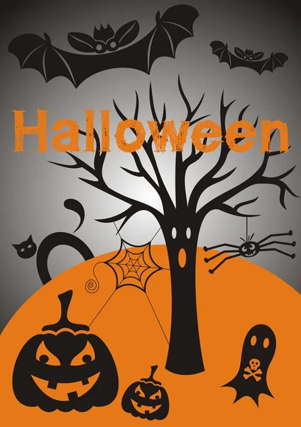 Halloween background — Stock Vector