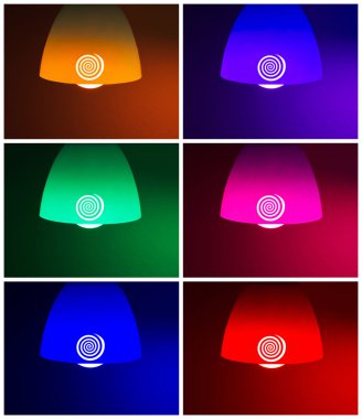 Colored lamps