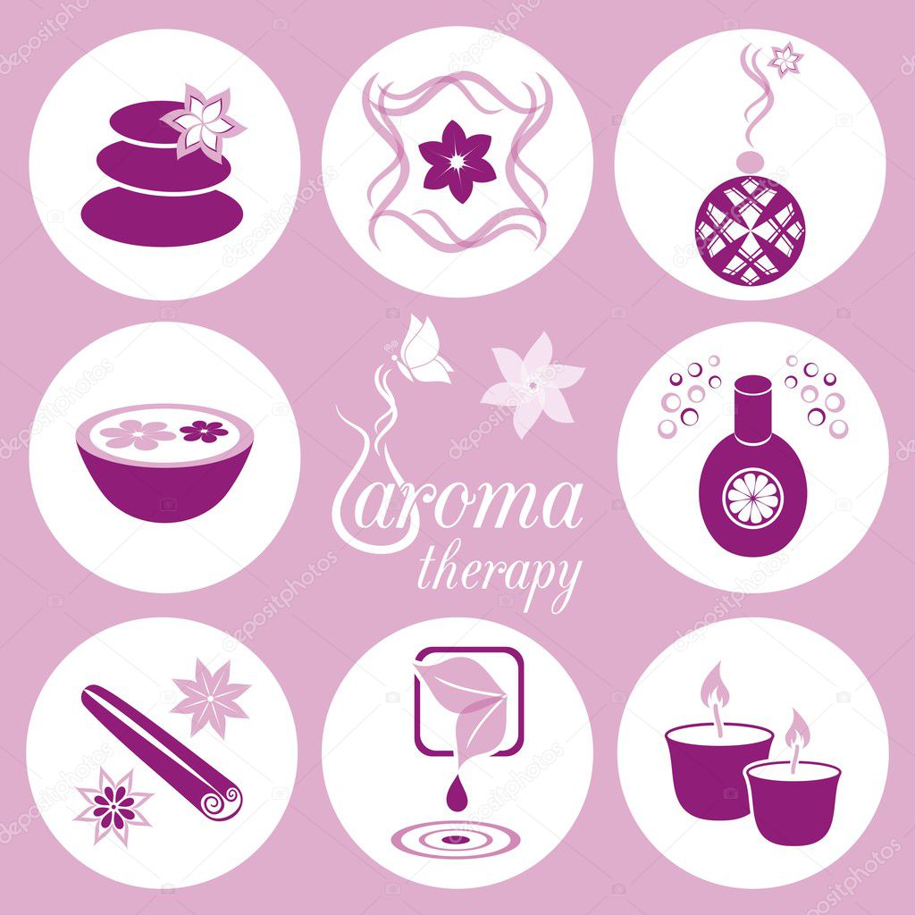 Aromatherapy icons Stock Vector Image by ©blumer1979 23078892
