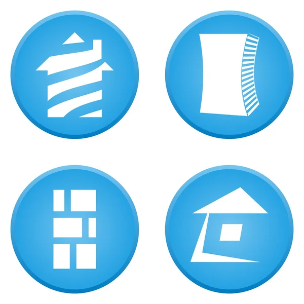 Real estate symbols — Stock Vector