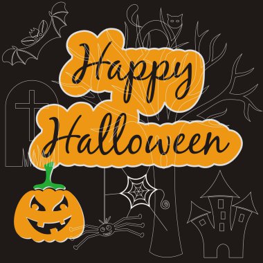 Cadılar Bayramı Kartı