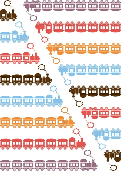 Trains — Stock Vector