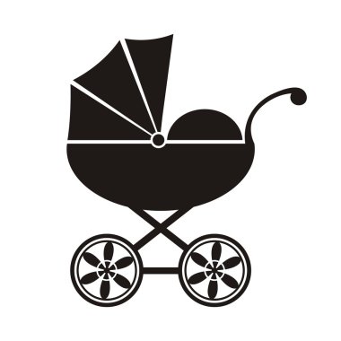 Baby carriage clipart