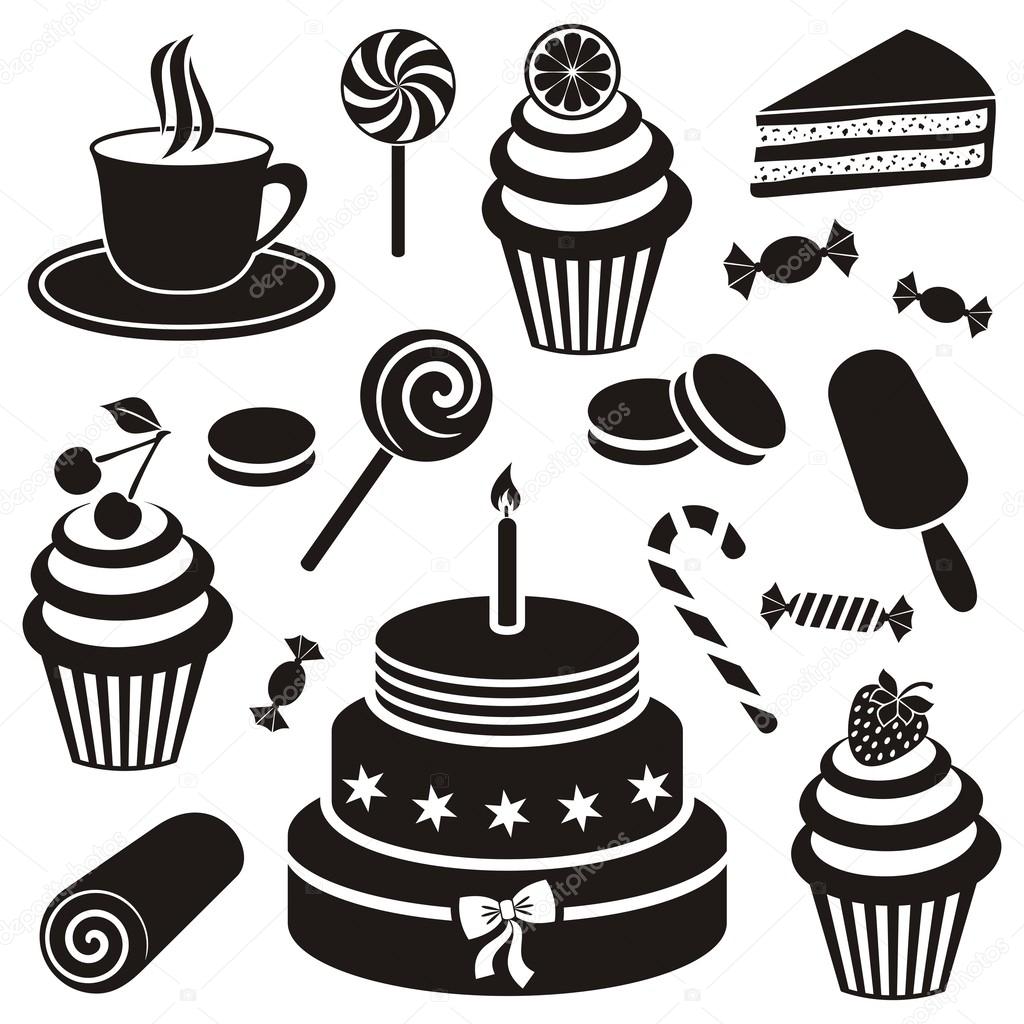 Vecteurs Pour Pictogramme De Gateau Illustrations Libres De Droits Pour Pictogramme De Gateau Depositphotos