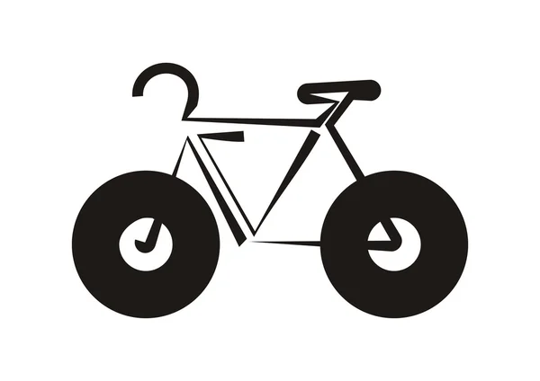 Fahrrad-Ikone — Stockvektor