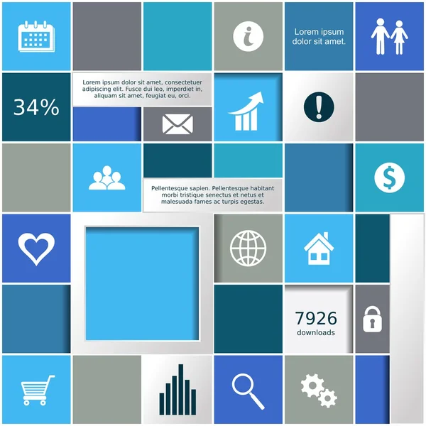 Infographie Contexte — Image vectorielle