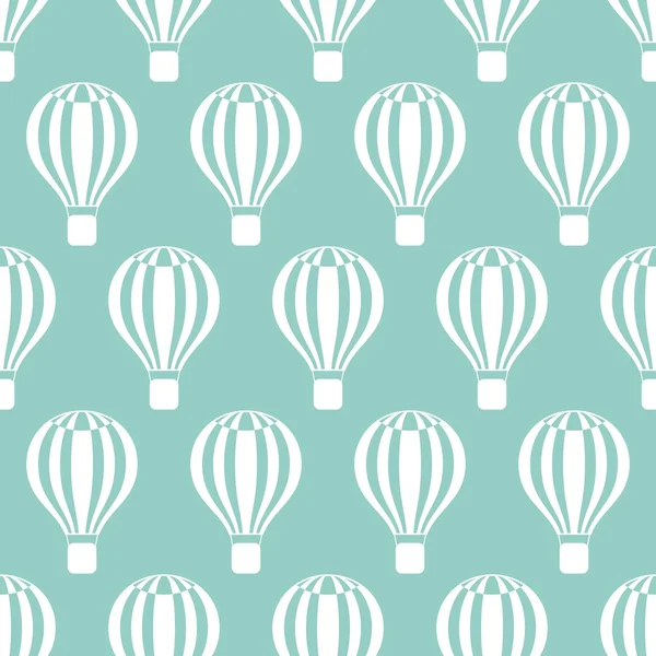 Hete lucht ballonnen patroon — Stockvector