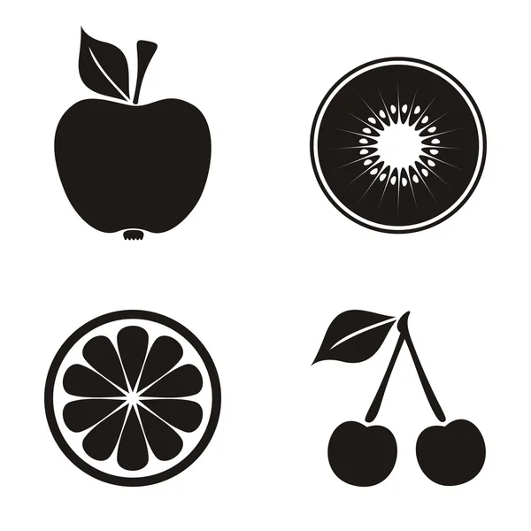 Frutas vectoriales — Archivo Imágenes Vectoriales