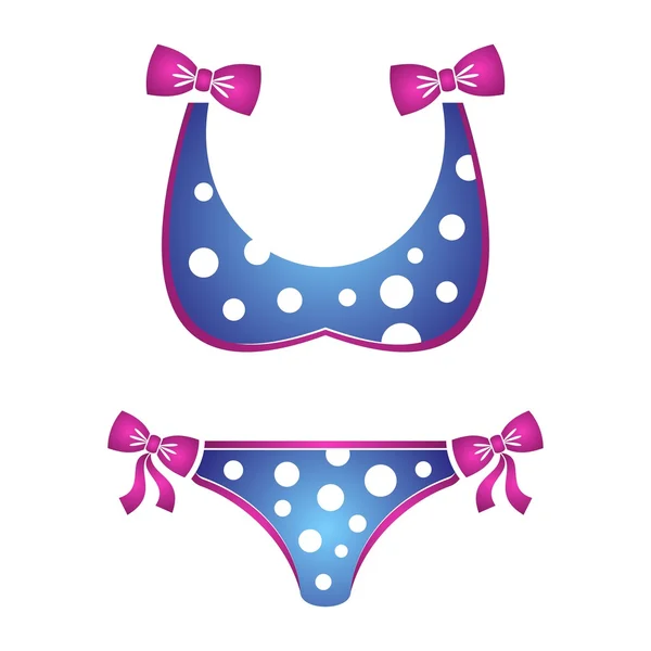 Icono del bikini — Vector de stock