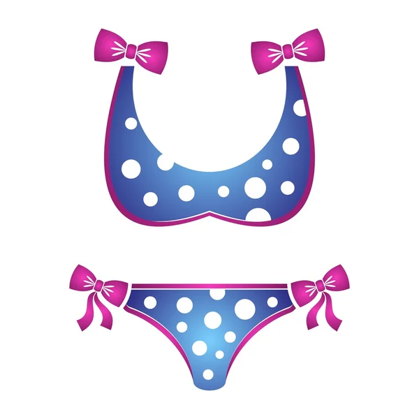 Bikini pictogram — Stockvector