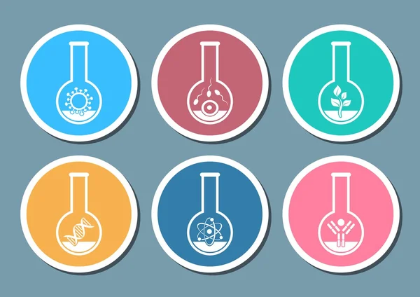 Test tubes — Stock Vector