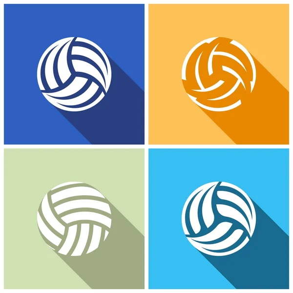 Volleyball balls — Stock Vector