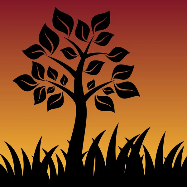 Tree background — Stock Vector