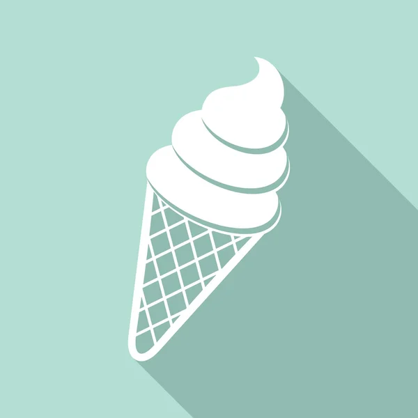 Dondurma simgesi — Stok Vektör