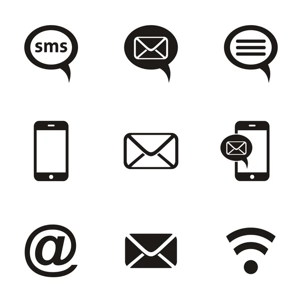 Communication icons — Stock Vector