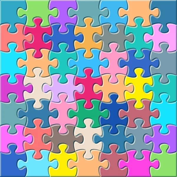 Jigsaw puzzle — Stock Vector