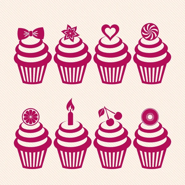 Cupcakes — Vetor de Stock
