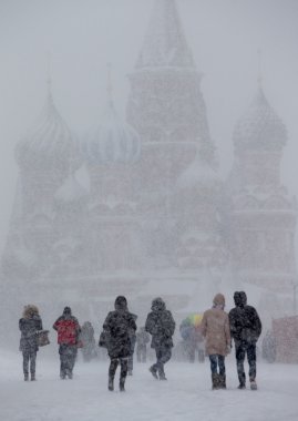 kar yağışı Kızıl Meydan