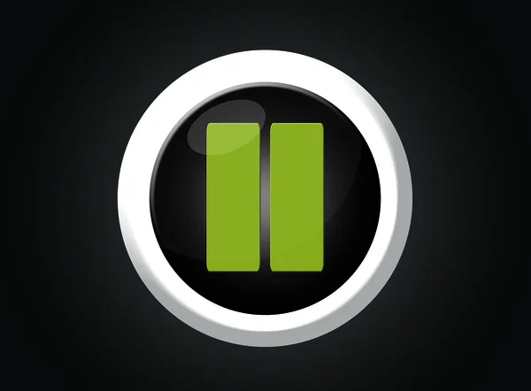 oyun Pause Başlangıç stop düğmesi web oyuncu beyaz