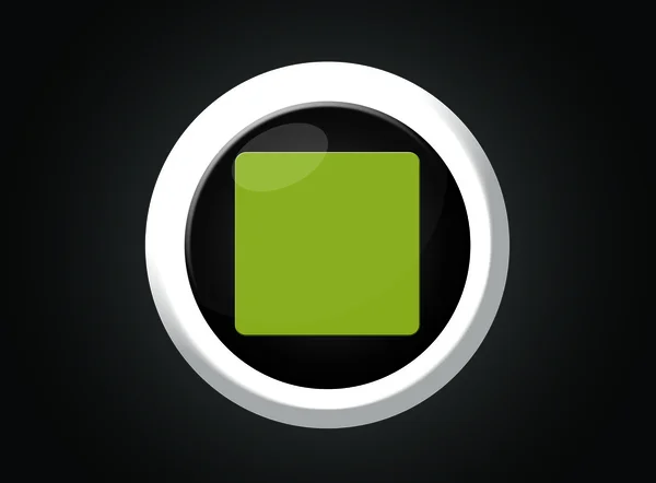 Başlat düğmesini web yeşil beyaz oyuncu oyun