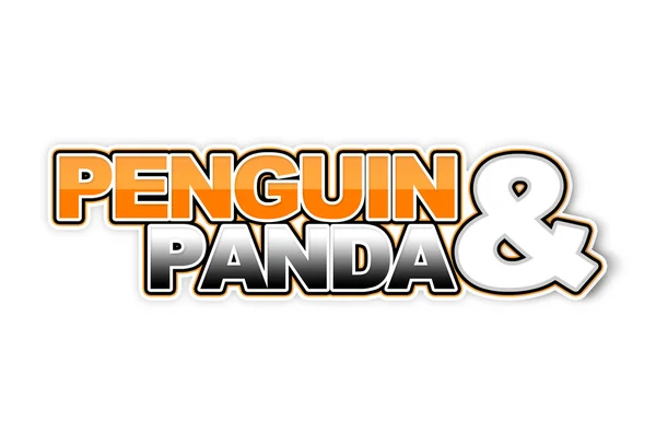 Penguin 2.0 and Panda algorithm, web site Spam, Seo Cms, search engine Optimization — Stock Photo, Image