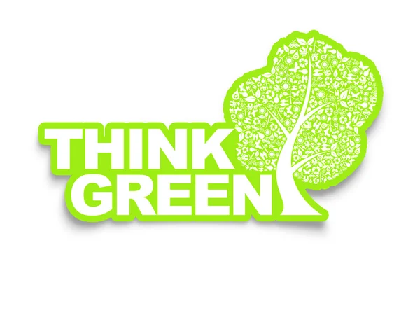 yeşil gösterim, çevre dostu ve doğal ekoloji kavramı düşünüyorum