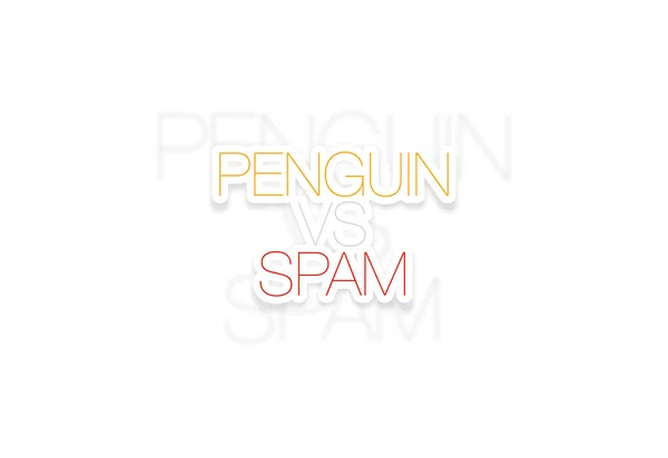 Pingvin 2.0 ölni Spam, kereső algoritmus, Wes Weboldal optimalizálás Stock Kép