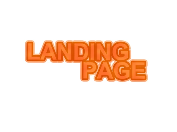 Landing Page, Squeeze Page, Appel à l'action, Optimisation des visiteurs et du contenu, SEO Images De Stock Libres De Droits