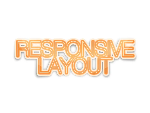 Layout responsivo para o site, desenvolvimento de web design — Fotografia de Stock