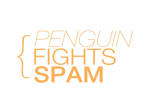 Pingouin 2 combats Spam, concept d'algorithme Panda — Photo