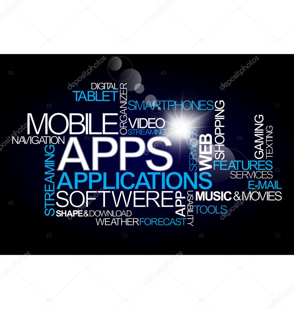 Mobile software application vector