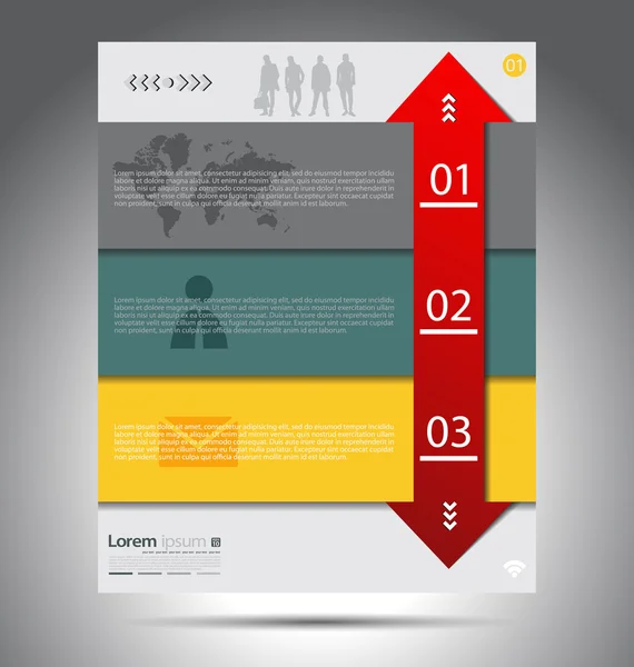 Vector de elementos de infografía empresarial — Vector de stock