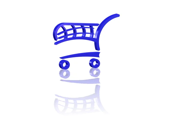 Shoping basket icon — Stock Photo, Image