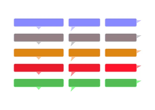 Bule colorate de vorbire — Fotografie, imagine de stoc