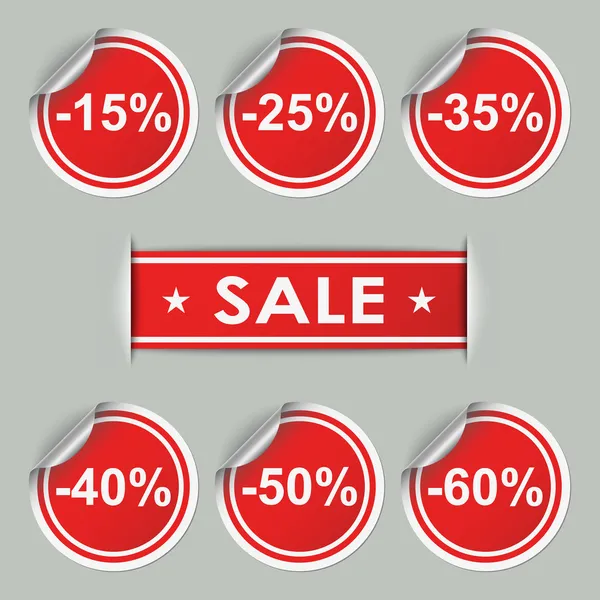 Satılık çıkartmaları ve Etiketler indirimler ile