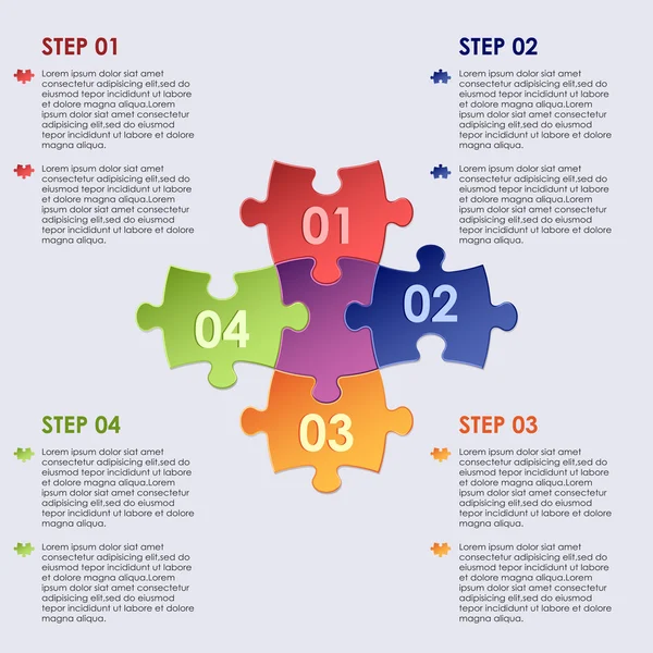 soyut renkli adım bulmaca arka plan