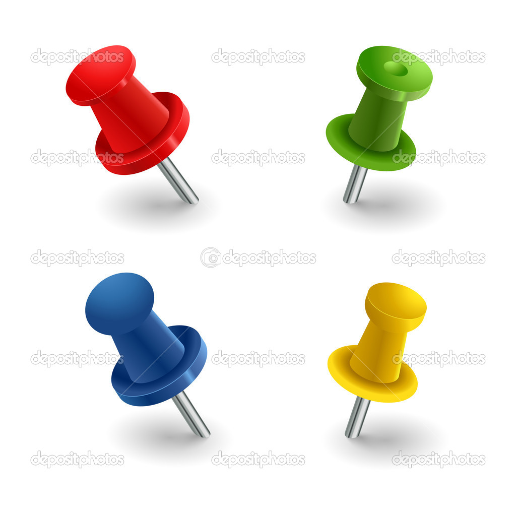 Set colored pins