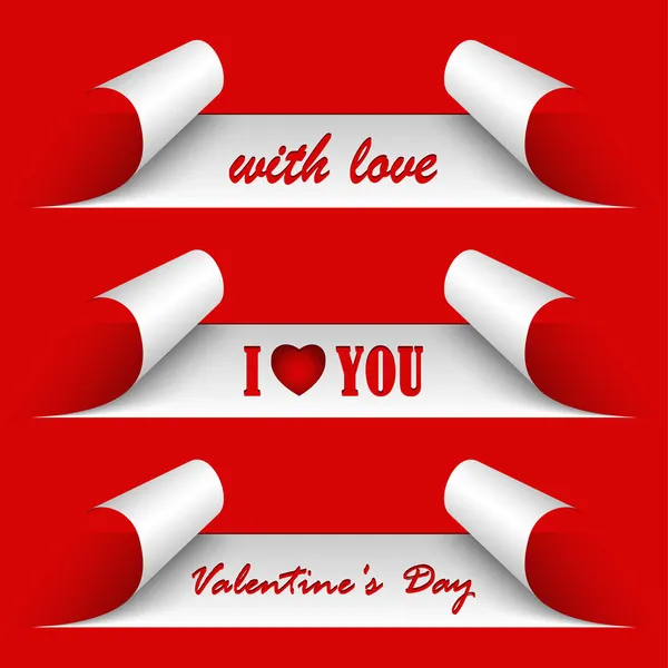 Sevgililer günü kırmızı çıkartmaları