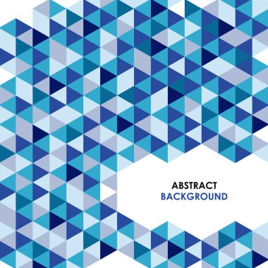 soyut mavi üçgen arka plan